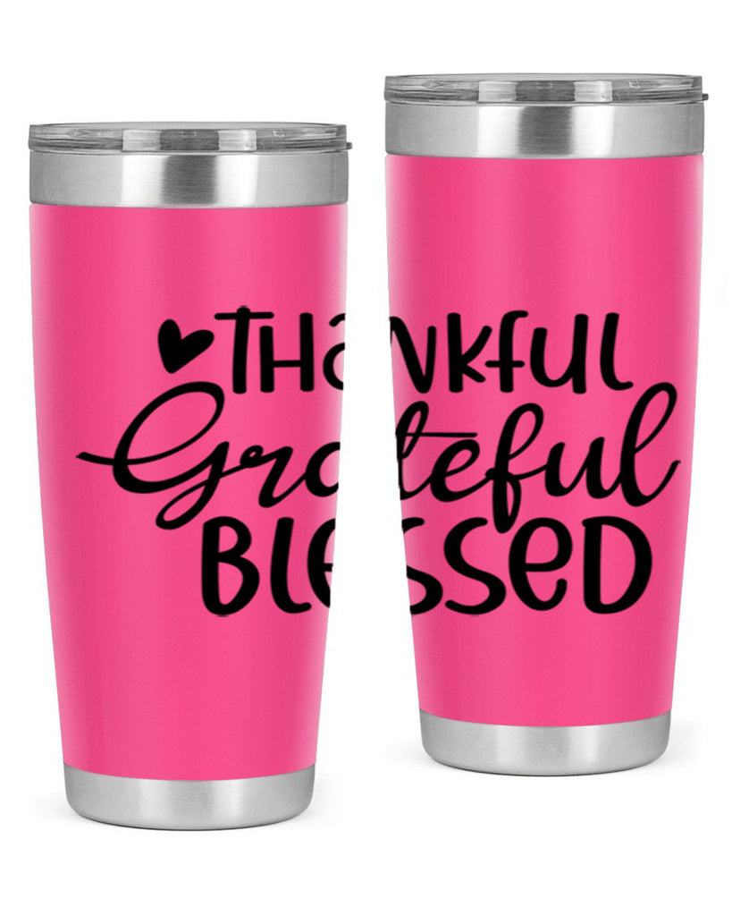 Thankful Grateful Blessed 605#- fall- Tumbler