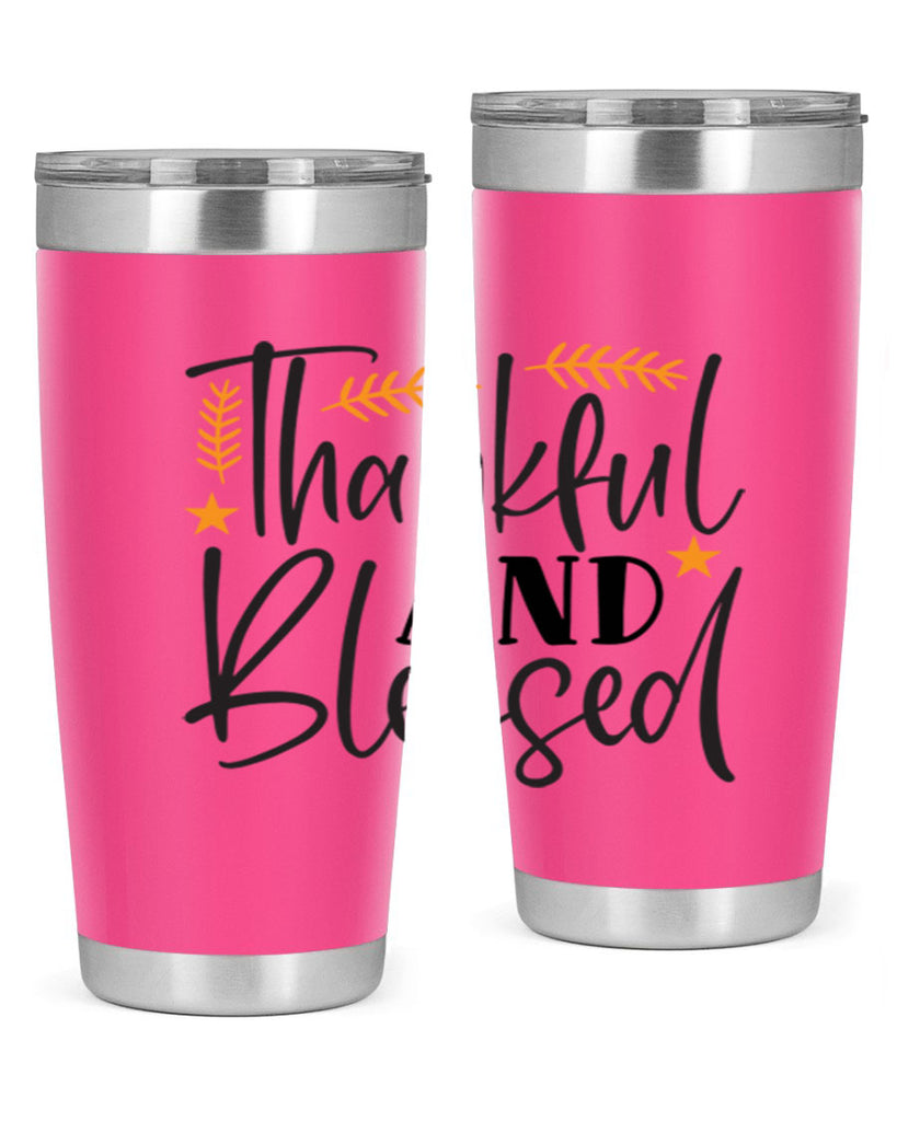 Thankfulandblessed 608#- fall- Tumbler
