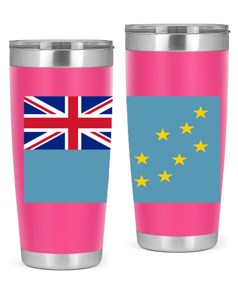 Tuvalu 15#- world flags- Tumbler