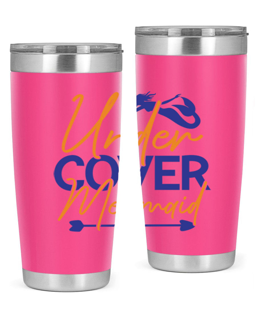 Under Cover Mermaid 636#- mermaid- Tumbler