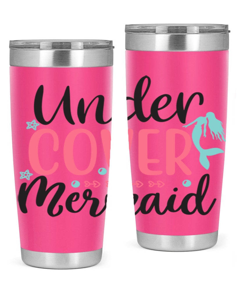 Undercover Mermaid 656#- mermaid- Tumbler