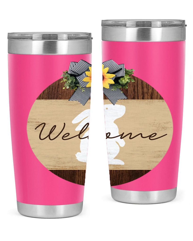 Welcome Bunny Mockup568#- spring- Tumbler