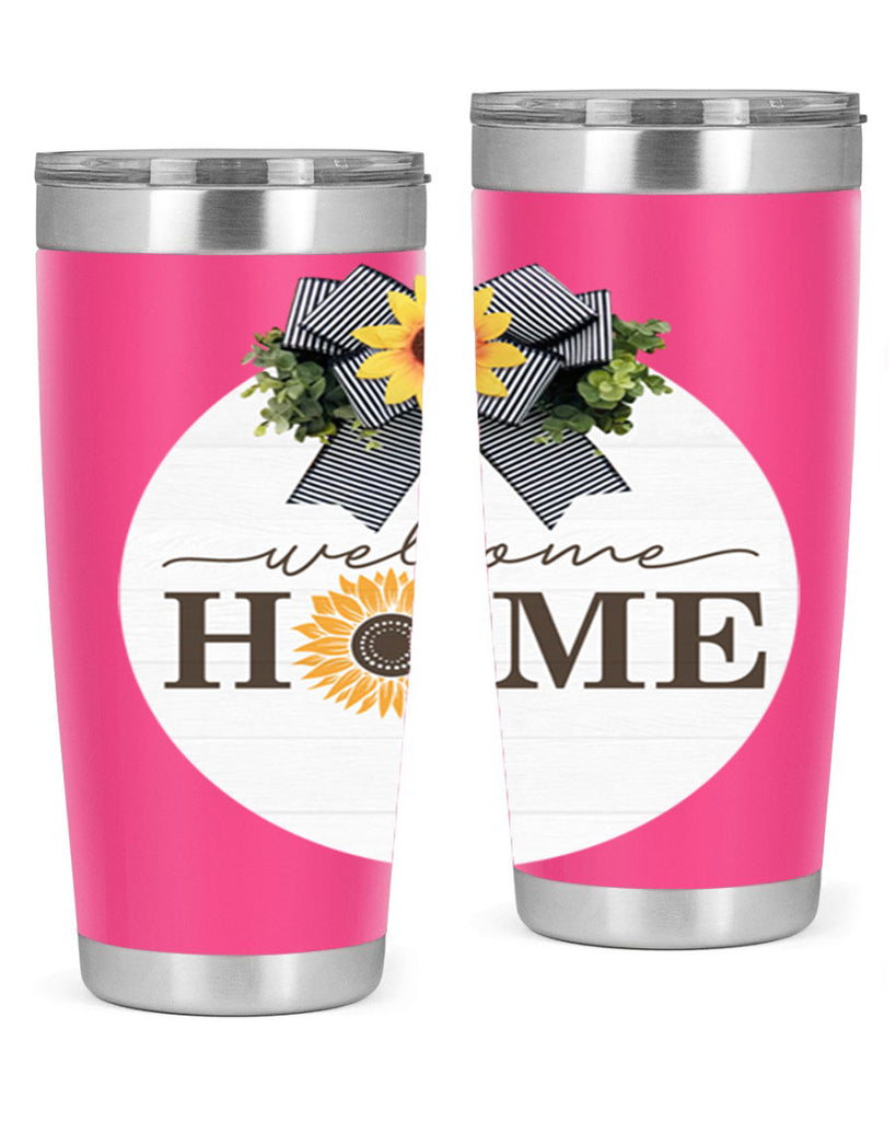 Welcome Home sunflower Mockup572#- spring- Tumbler