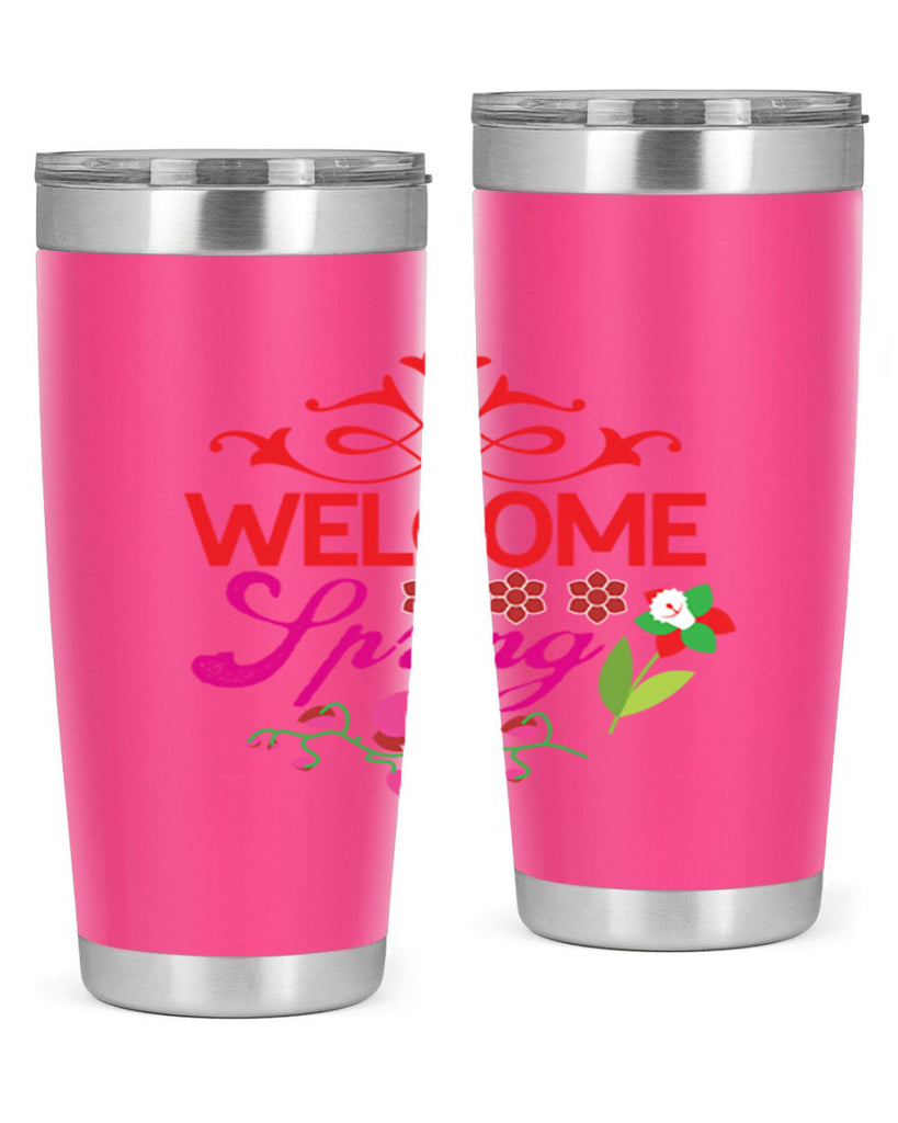 Welcome Spring 580#- spring- Tumbler