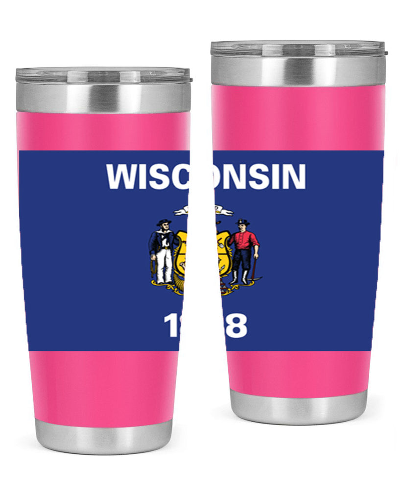 Wisconsin 2#- stateflags- Tumbler