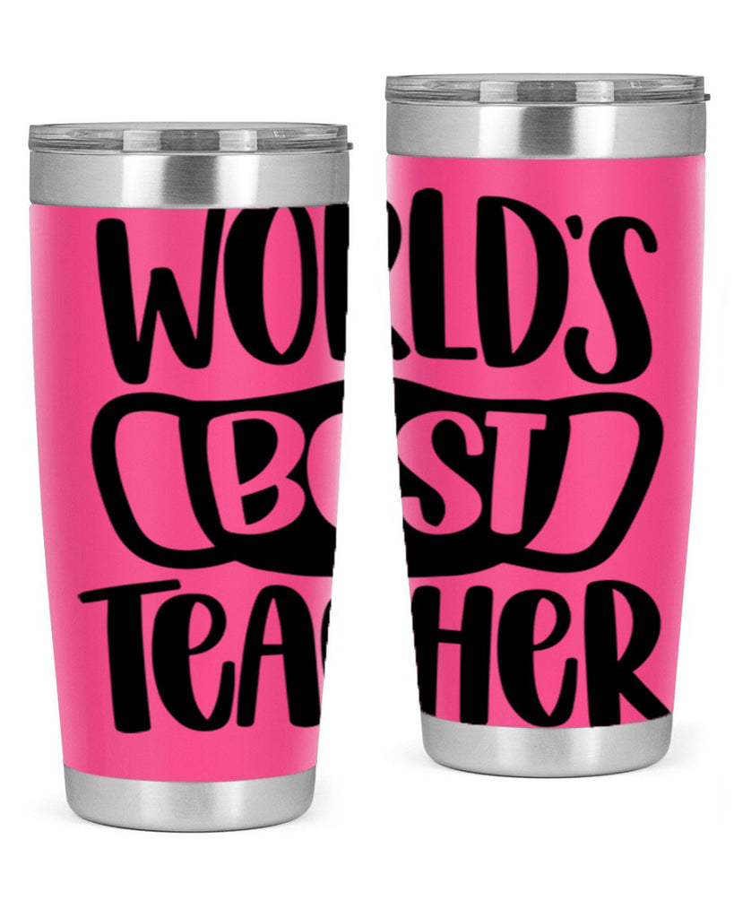 Worlds Best Teacher Style 27#- teacher- tumbler