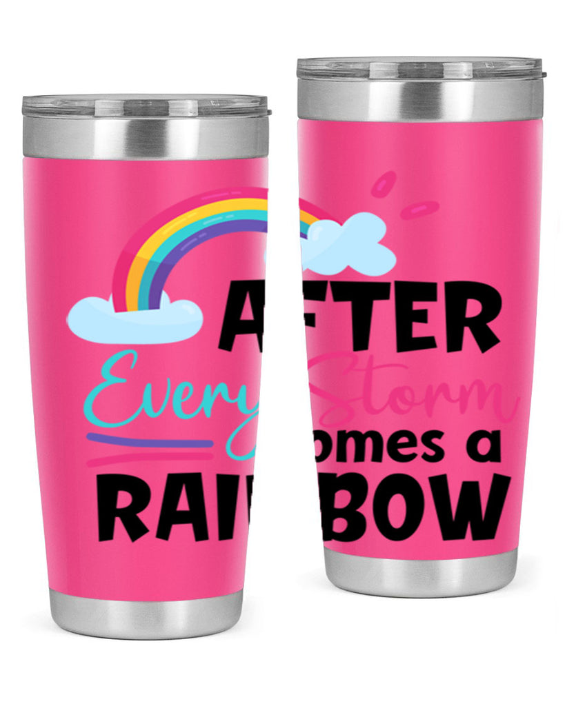 after every storm comes a rainbow Style 291#- baby- tumbler