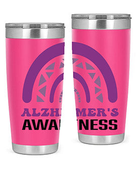 alzheimers awareness style 42#- alzheimers- Tumbler