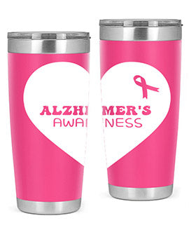 alzheimers awareness style 60#- alzheimers- Tumbler