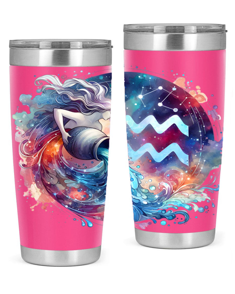 aquarius 90#- zodiac- Tumbler