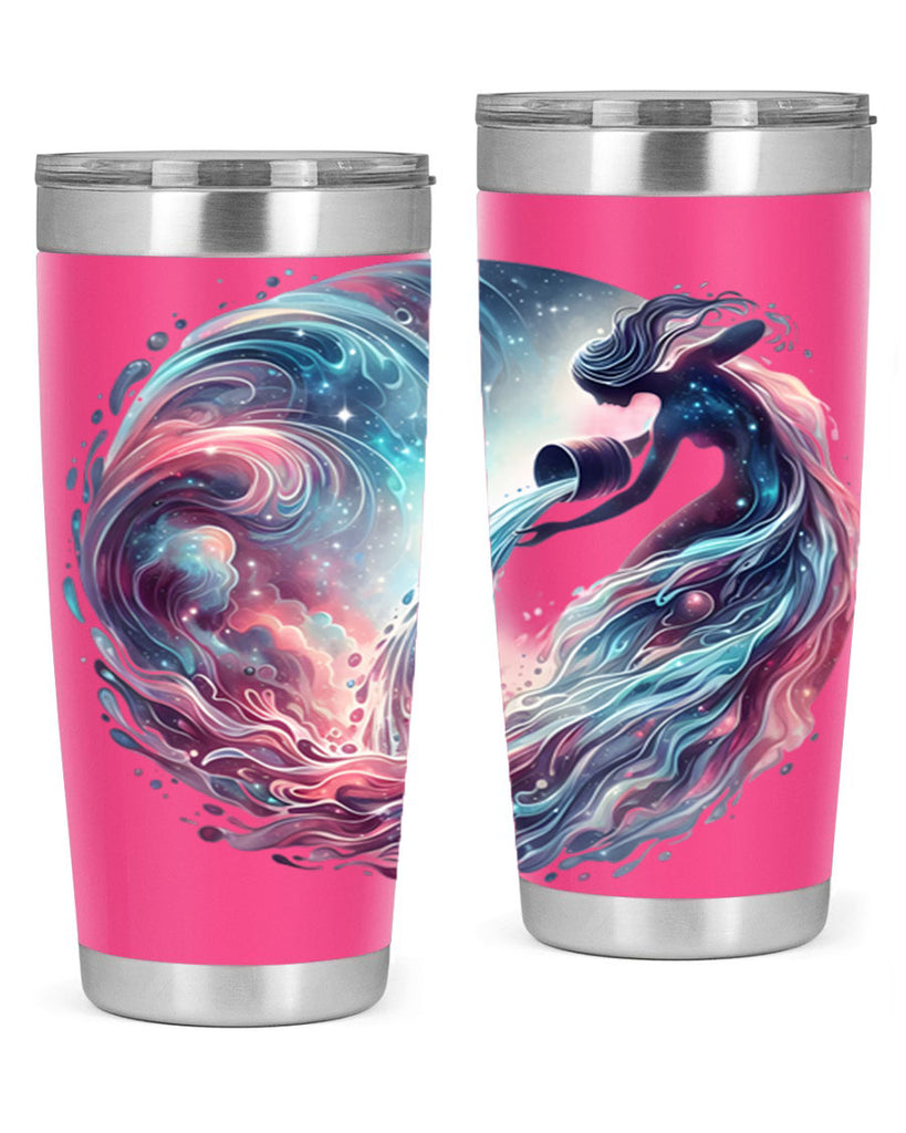 aquarius 91#- zodiac- Tumbler