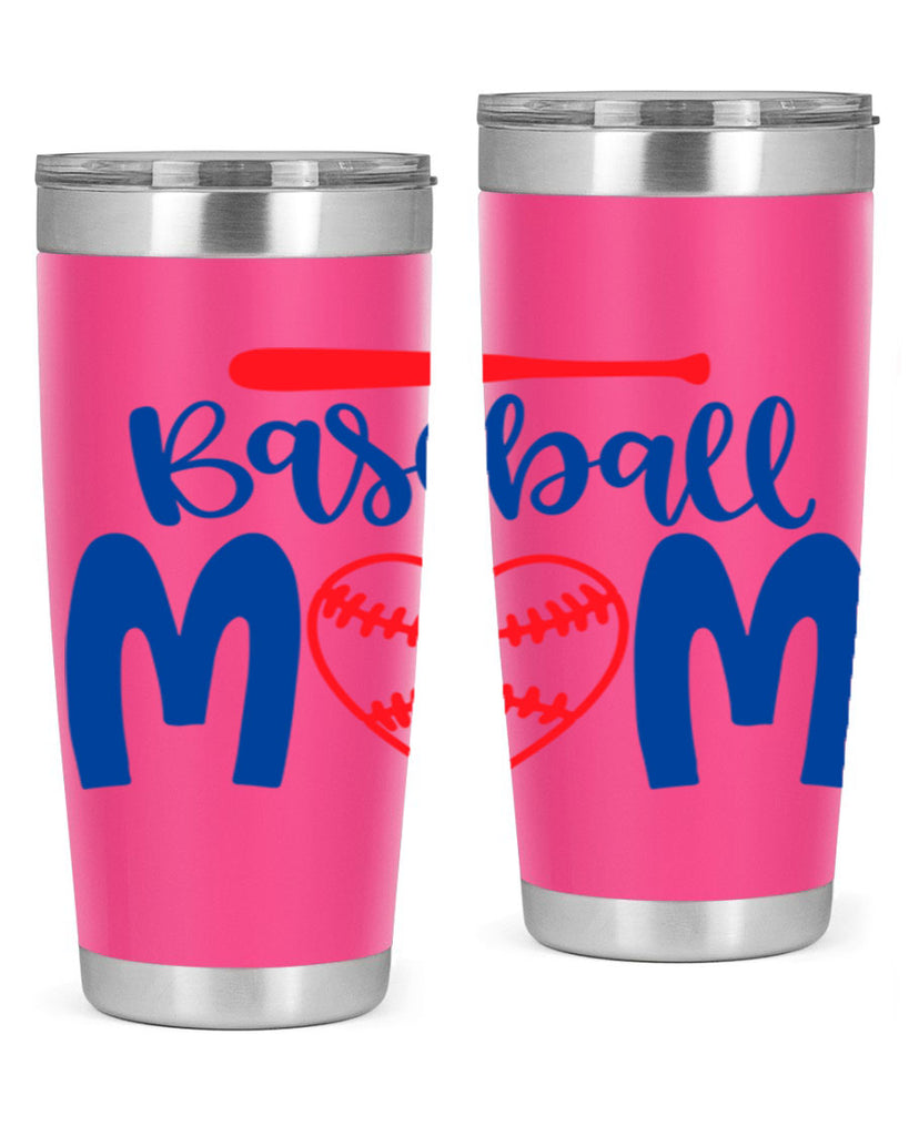 baseball mom 278#- mom- Tumbler