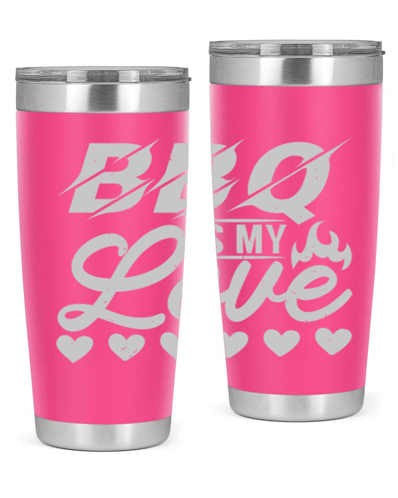 bbq is my love 17#- bbq- Tumbler