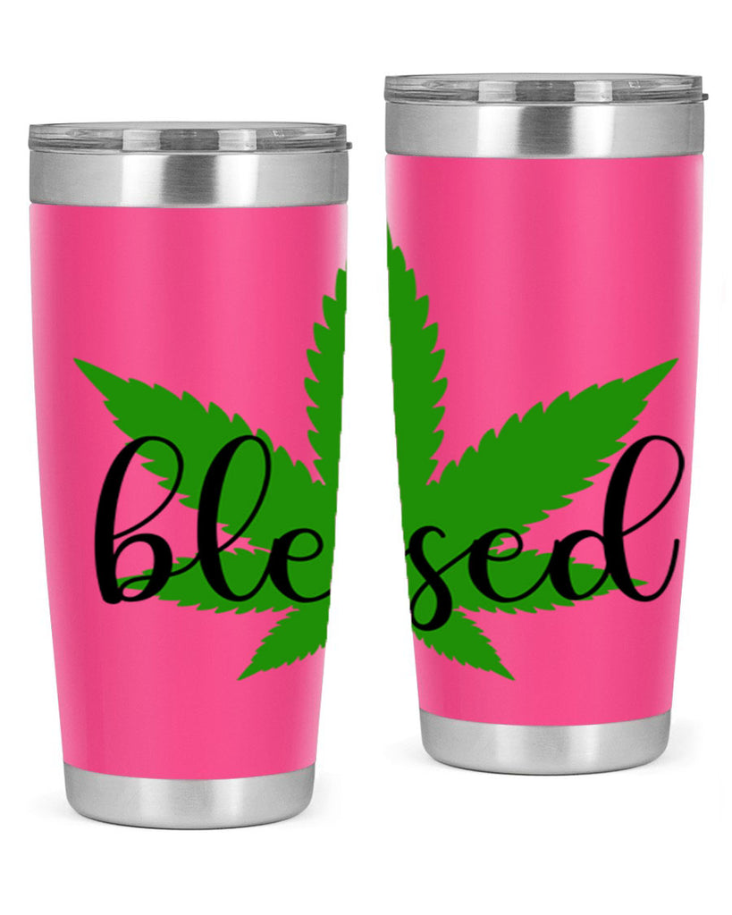 blessed 17#- marijuana- Tumbler