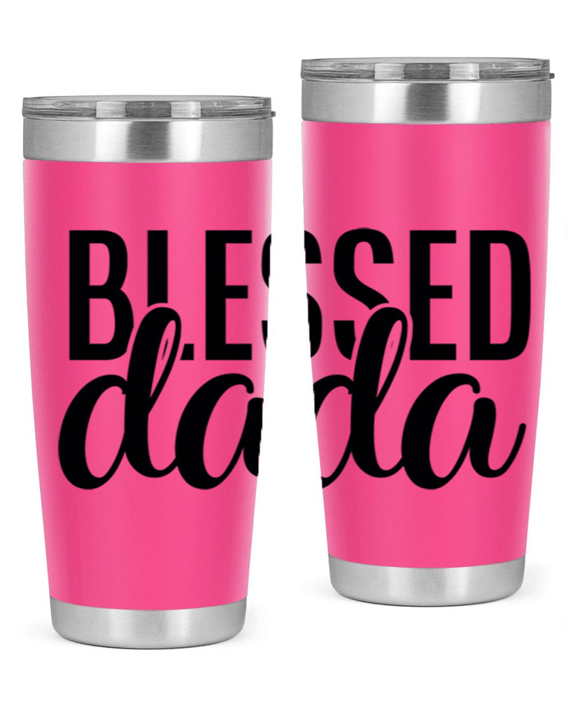 blessed dada 34#- dad- Tumbler