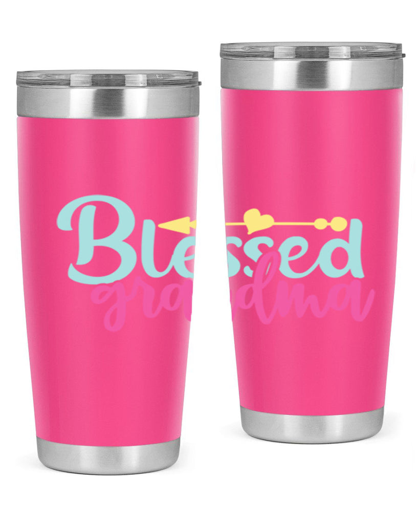 blessed grandma 63#- grandma - nana- Tumbler