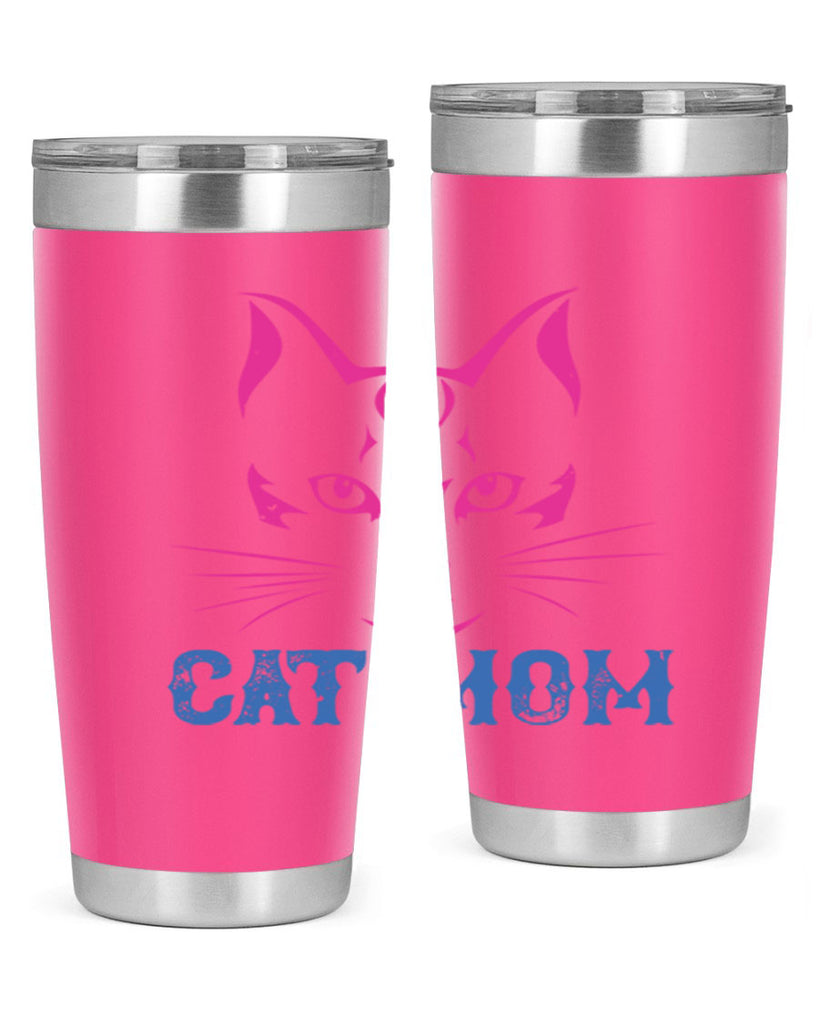 cat mom 195#- mom- Tumbler