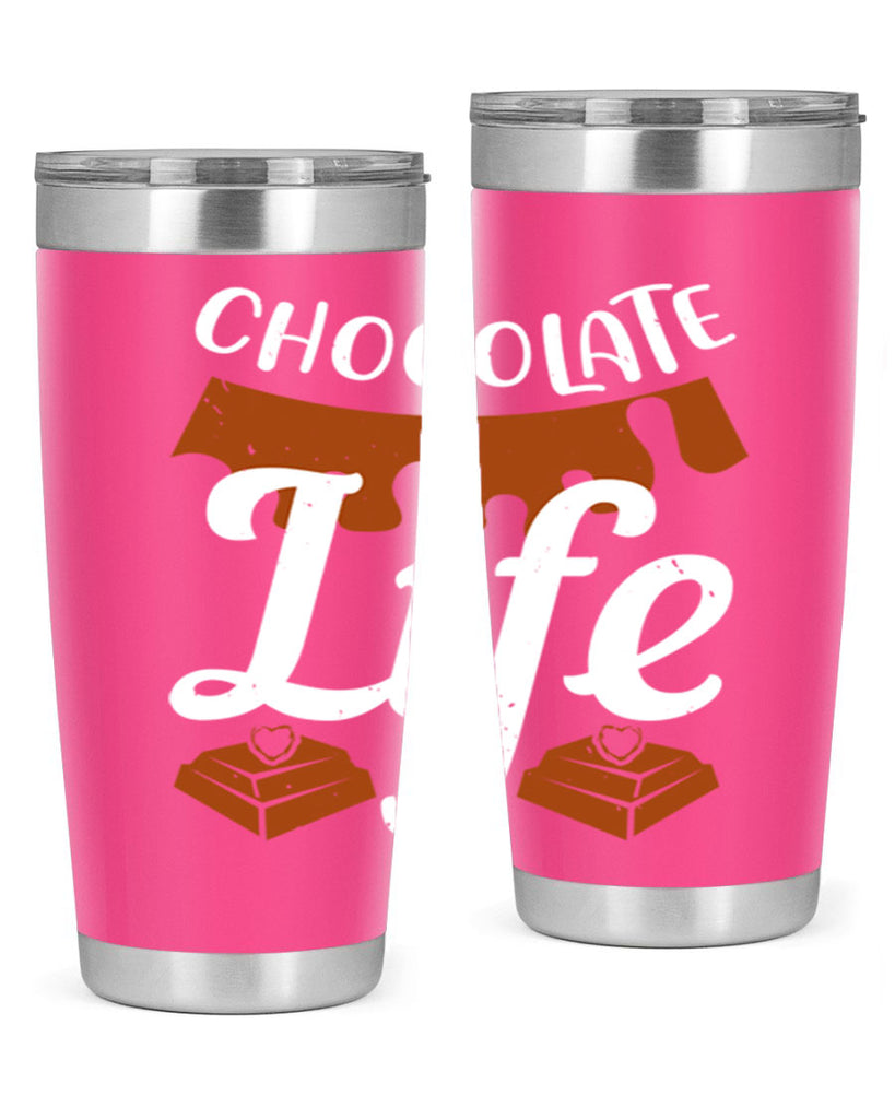 chocolate life 45#- chocolate- Tumbler