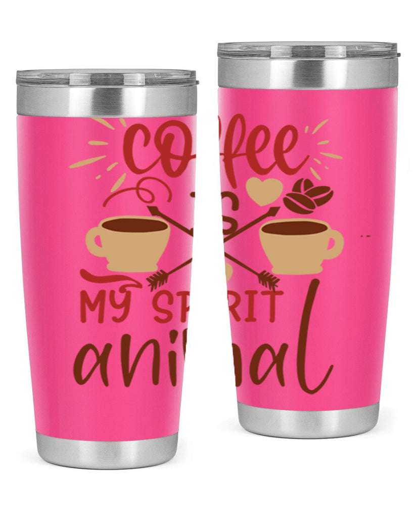 coffee is my spirit animal 217#- coffee- Tumbler