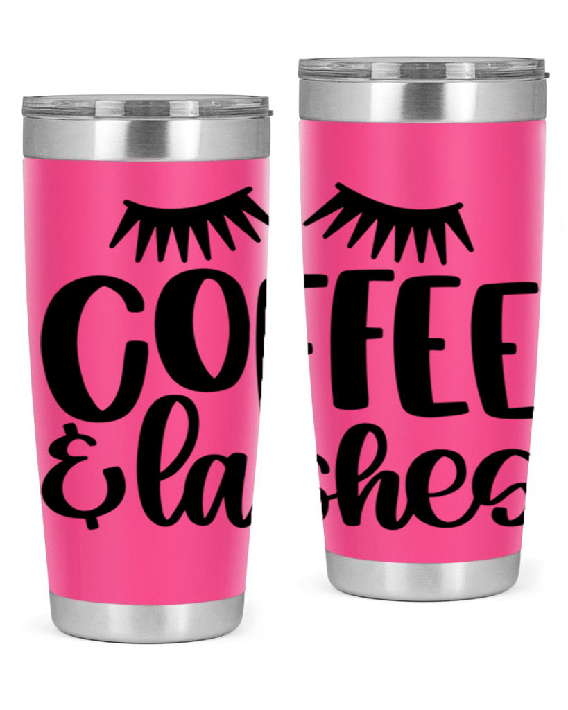 coffee lashes 177#- coffee- Tumbler