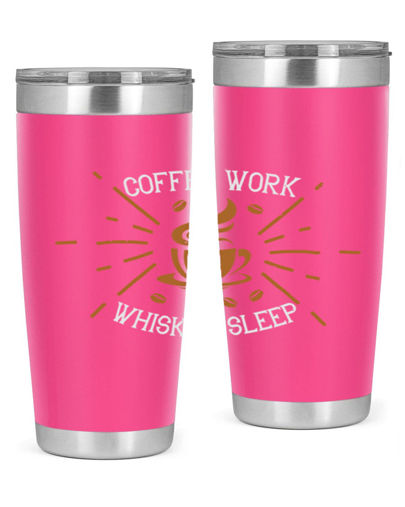 coffee work whiskey sleep 275#- coffee- Tumbler