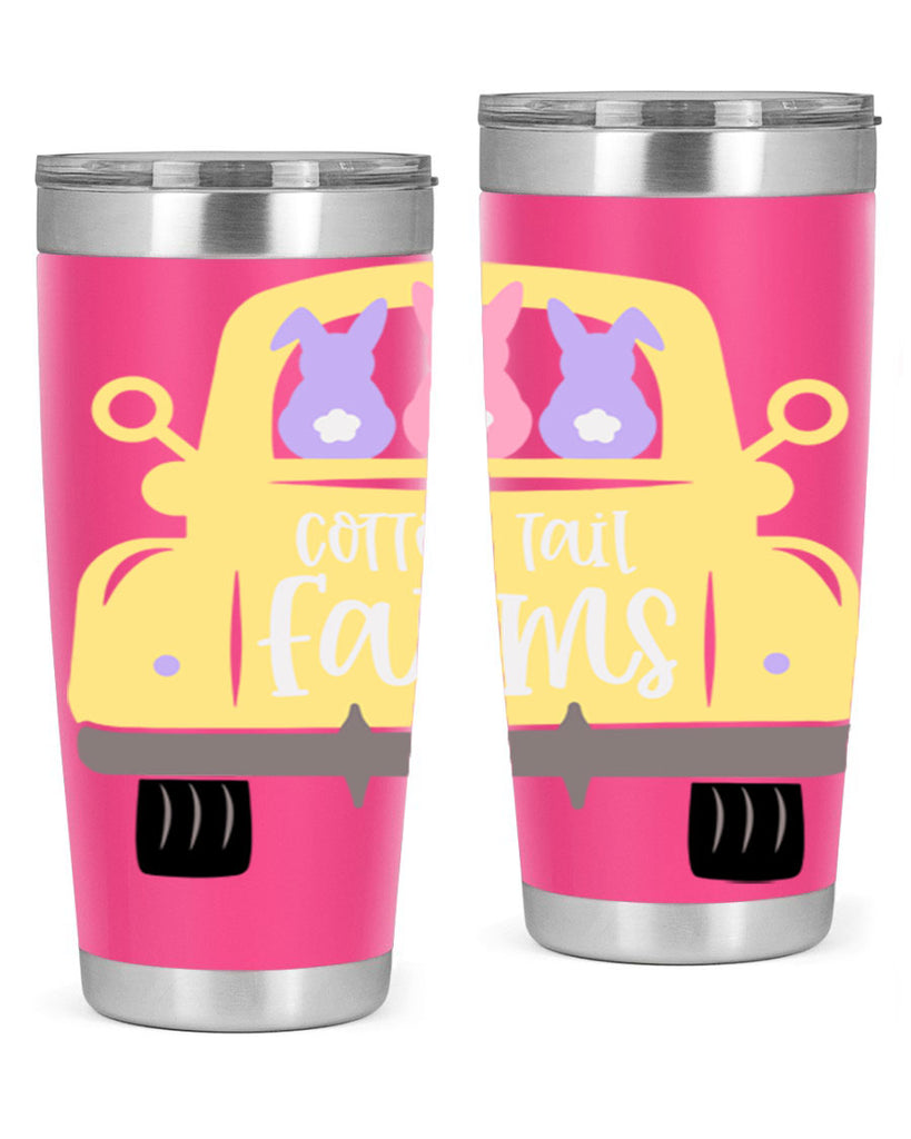 cotton tail farms 62#- easter- Tumbler