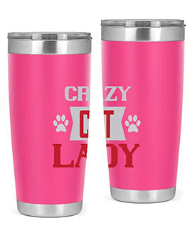 crazy cat lady Style 44#- cat- Tumbler