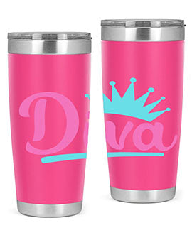 diva Style 121#- dog- Tumbler