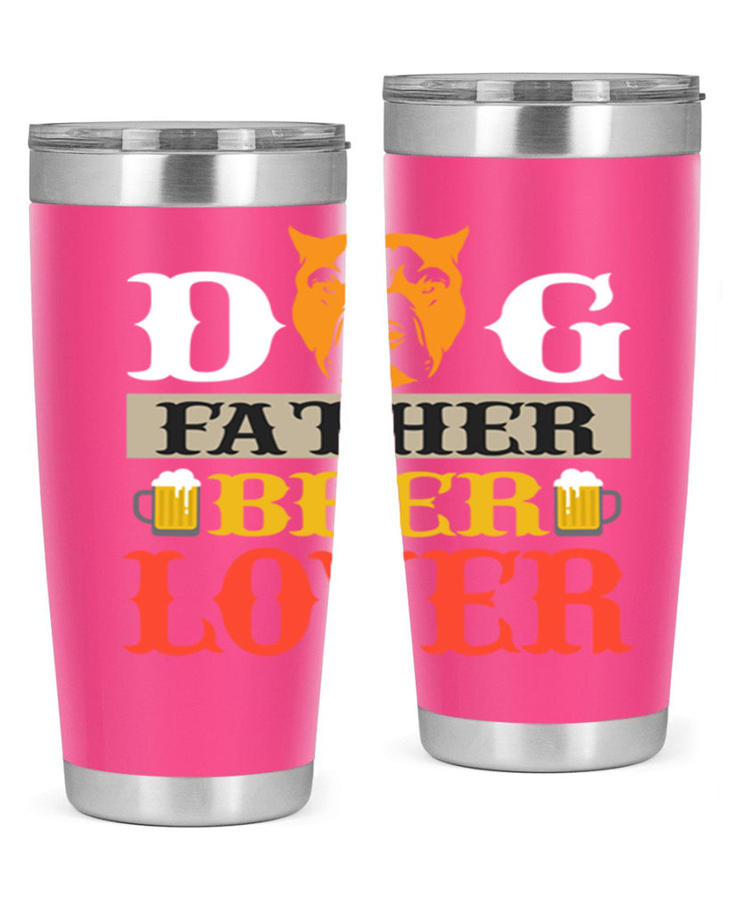 dog father beer lover 116#- beer- Tumbler