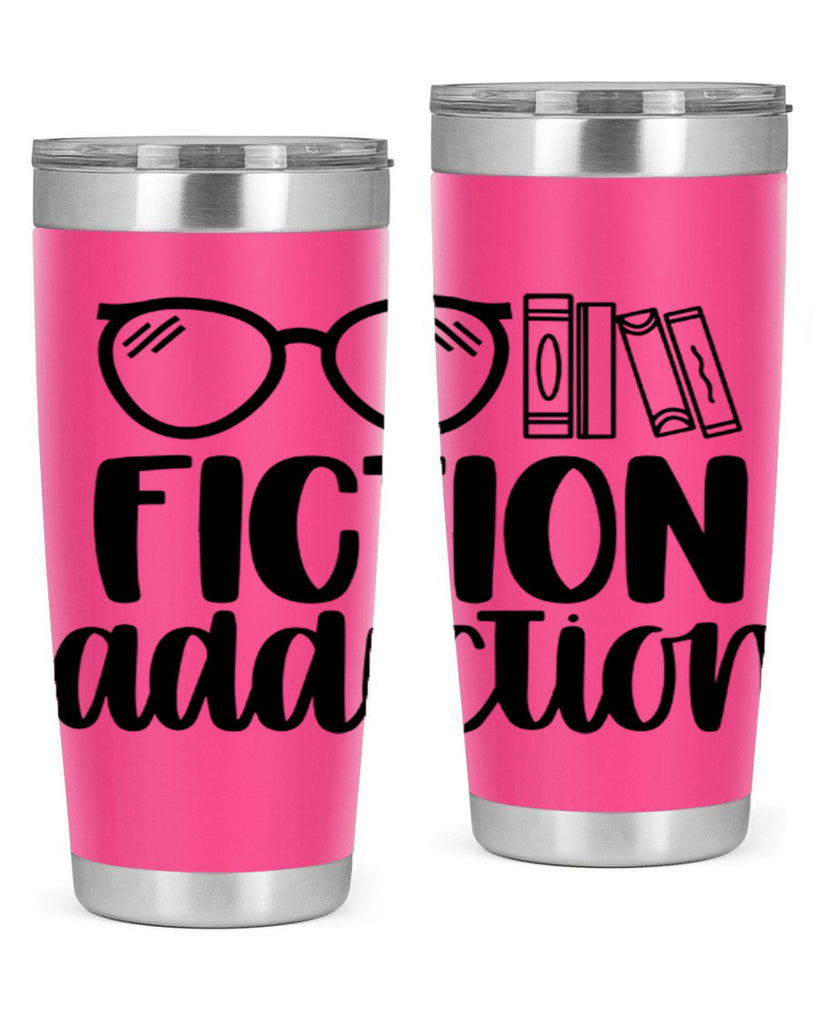 fiction addiction 40#- reading- Tumbler