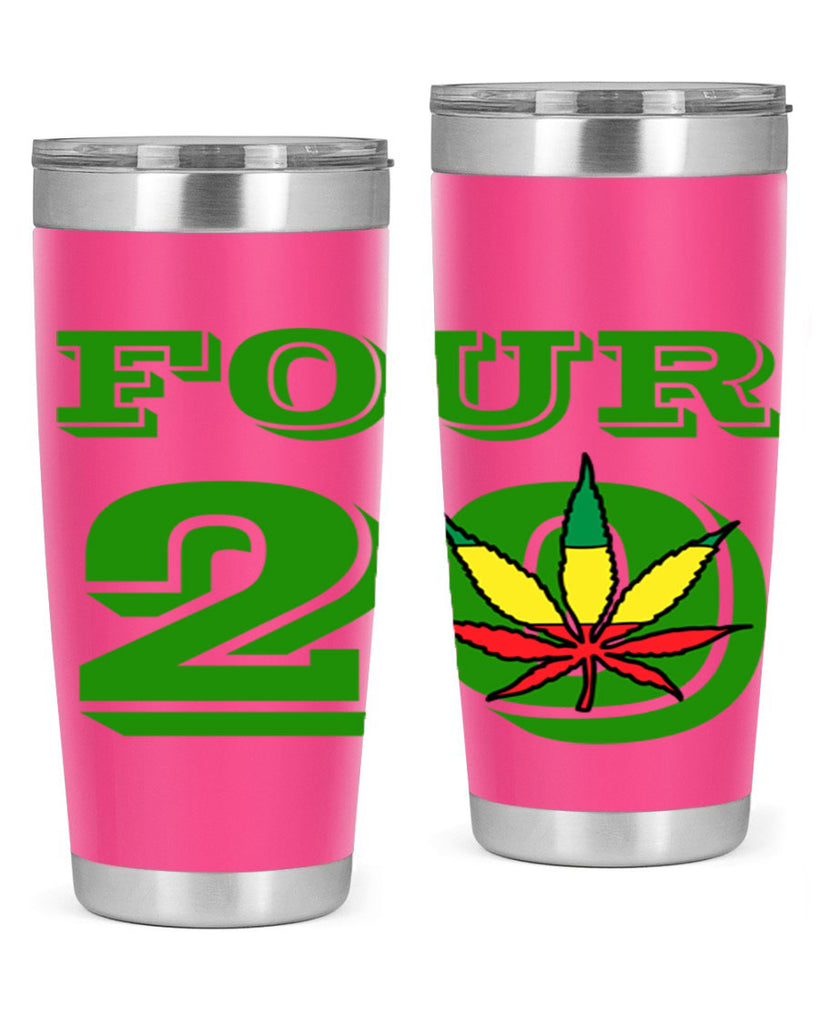 four twenty 87#- marijuana- Tumbler