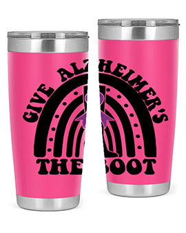 give alzheimer s the boot 154#- alzheimers- Tumbler