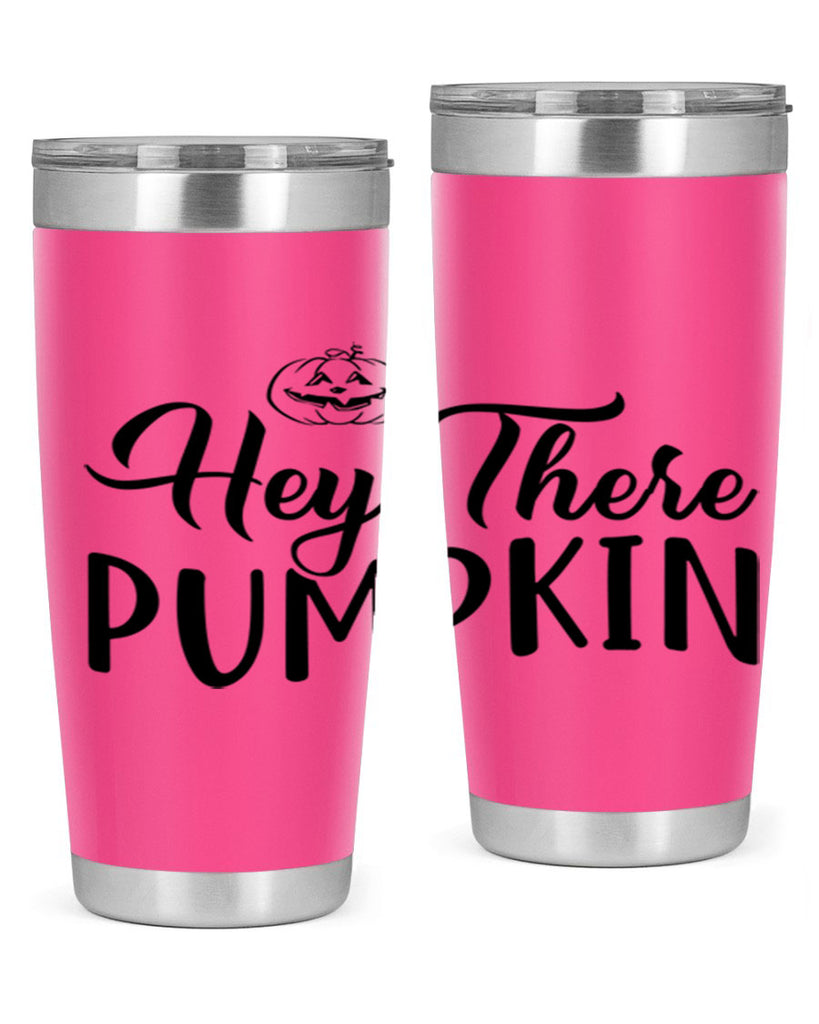 hey there pumpkin 303#- fall- Tumbler