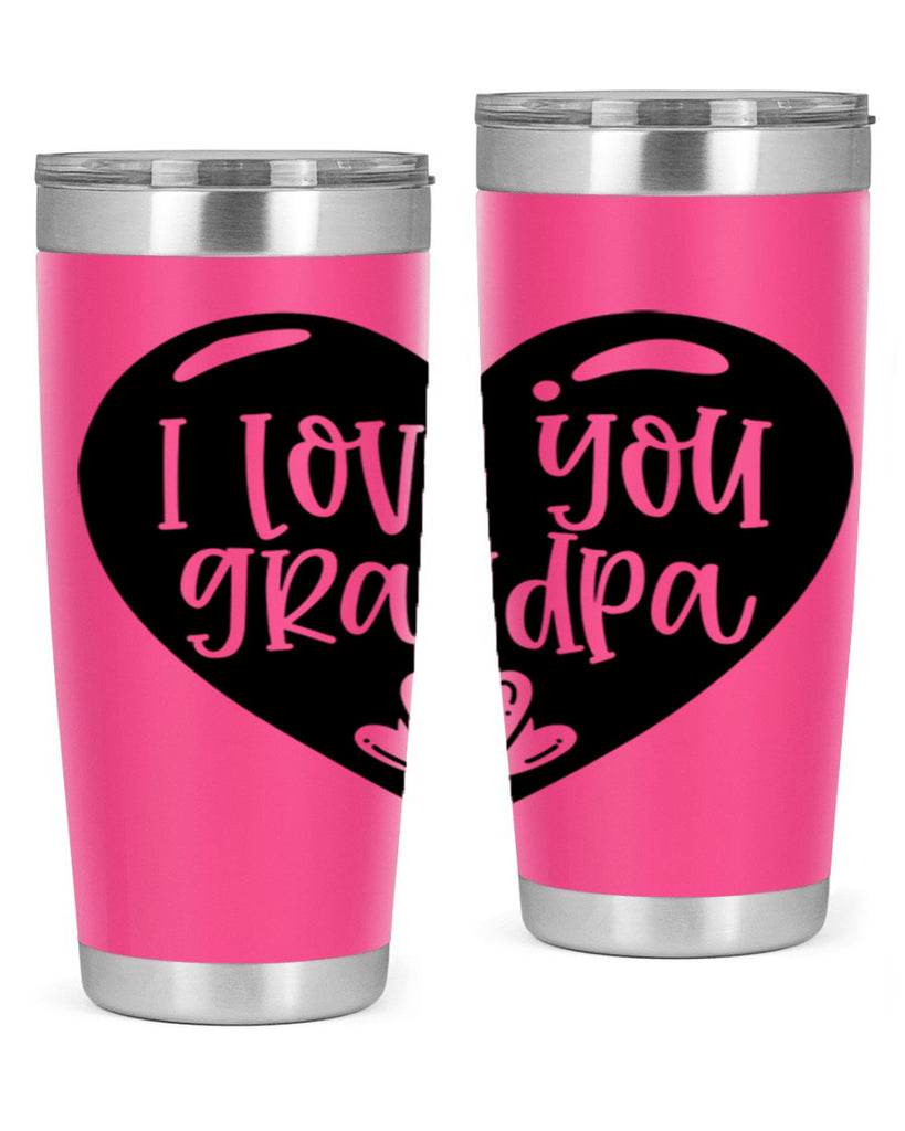 i love you grandpa 39#- fathers day- Tumbler