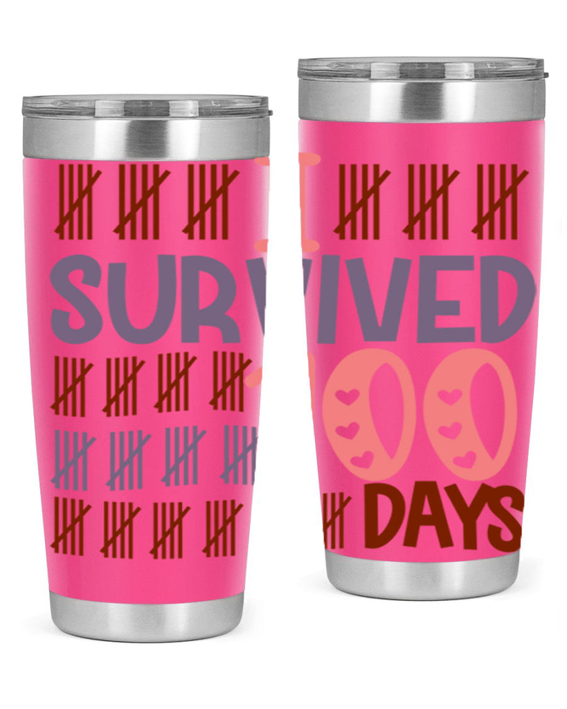 i survived 100 days 13#- 100 days of school- Tumbler