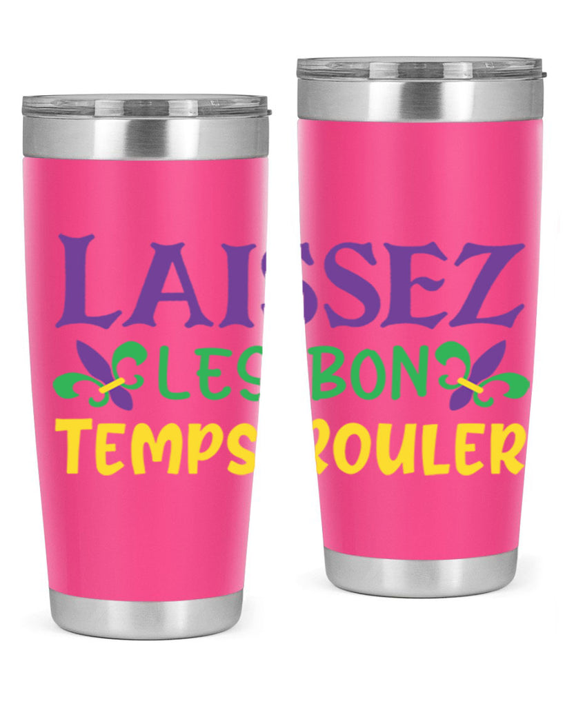 laissez les bon temps rouler 83#- mardi gras- Tumbler