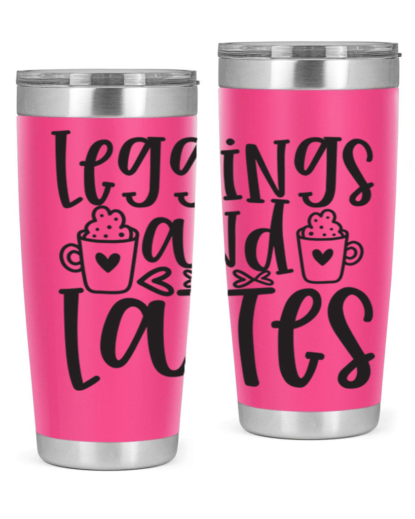 leggings and lattes 389#- mom- Tumbler