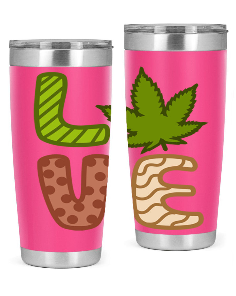 love weed 193#- marijuana- Tumbler