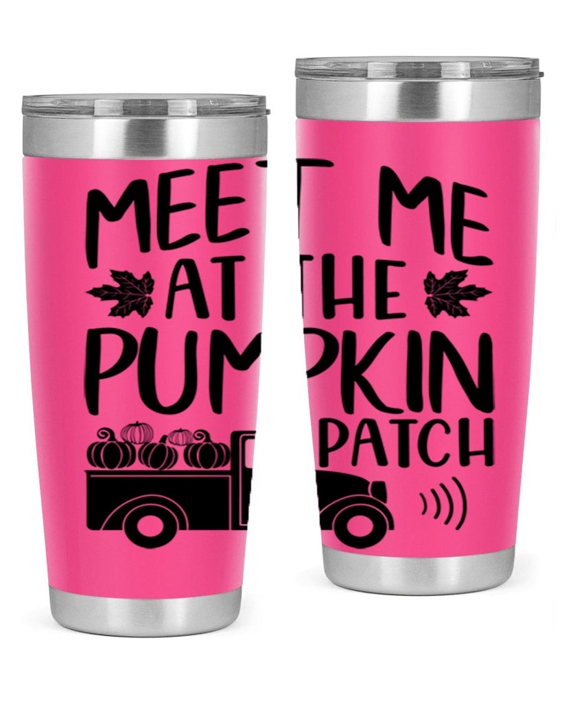 meet me at the pumpkin patch 423#- fall- Tumbler