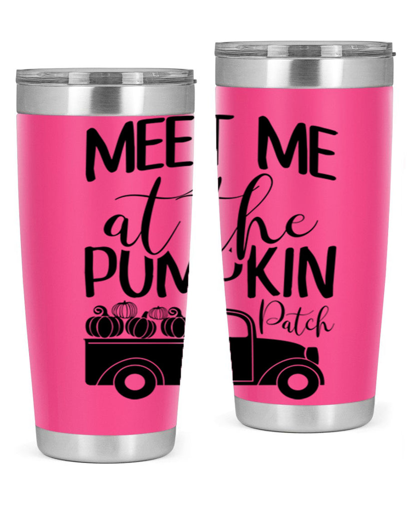meet me at the pumpkin patch 424#- fall- Tumbler
