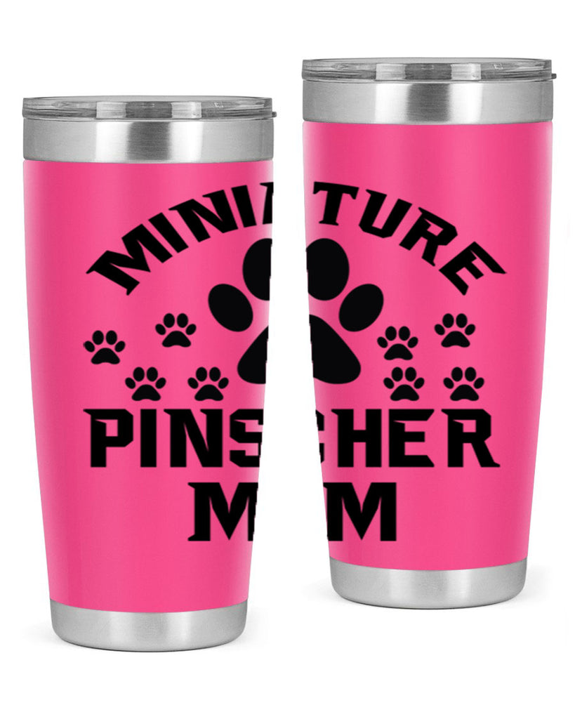 miniature pinscher mom 129#- mom- Tumbler