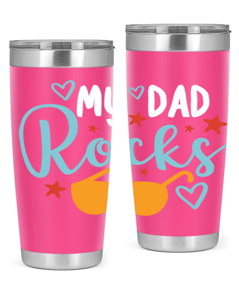 my dad rocks 83#- fathers day- Tumbler