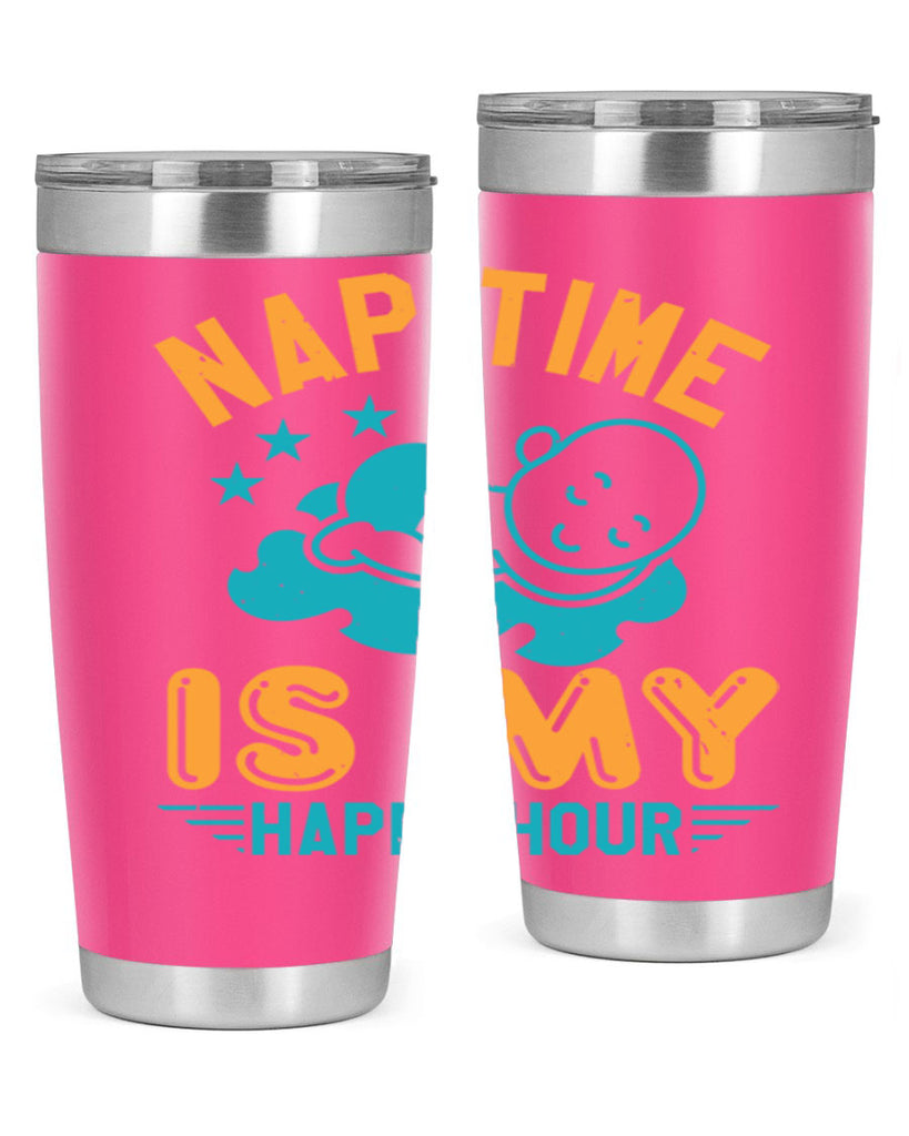 nap time is my happy hour Style 27#- baby shower- tumbler