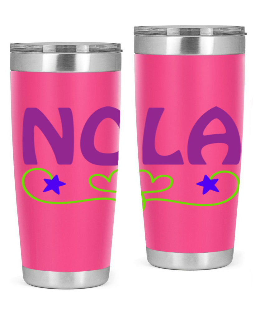 nola 5#- mardi gras- Tumbler