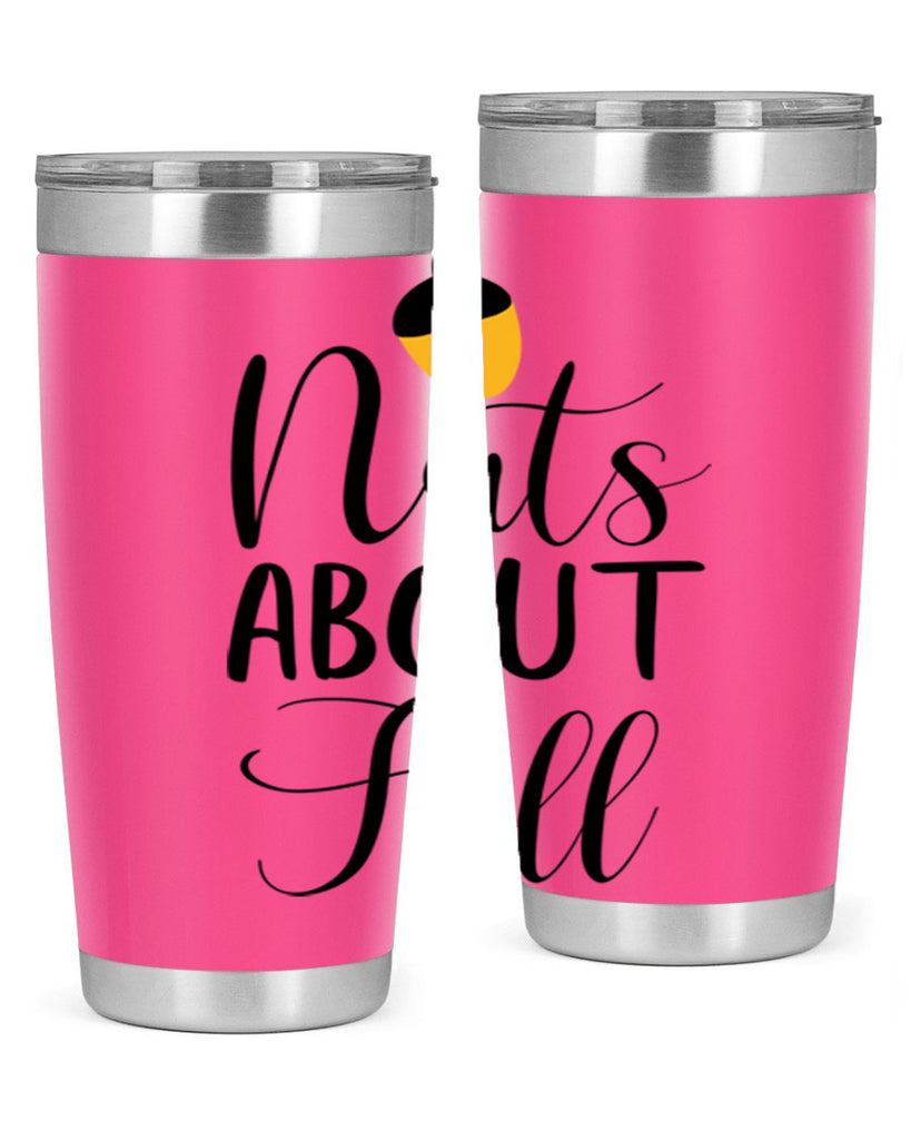 nuts about fall 445#- fall- Tumbler