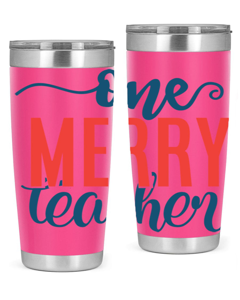 one merry teacher Style 161#- teacher- tumbler