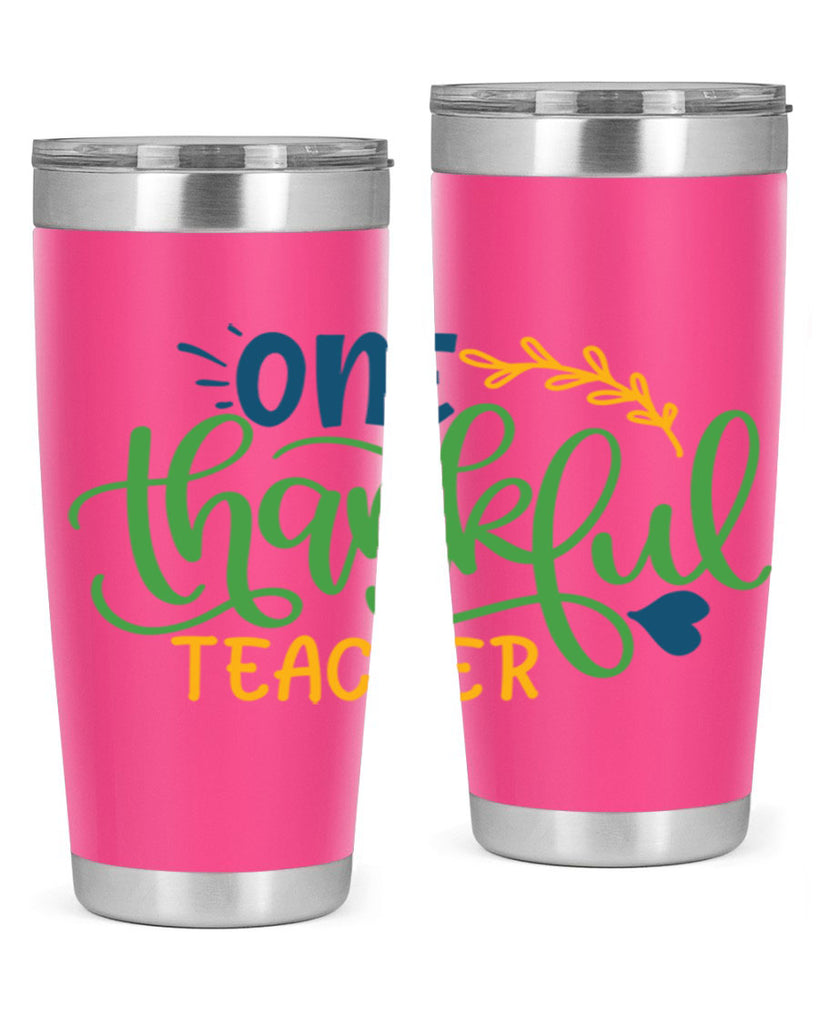 one thankful teacher Style 156#- teacher- tumbler