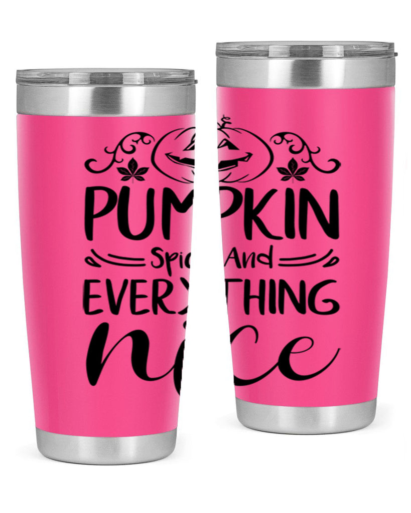 pumpkin spice and everything nice 542#- fall- Tumbler