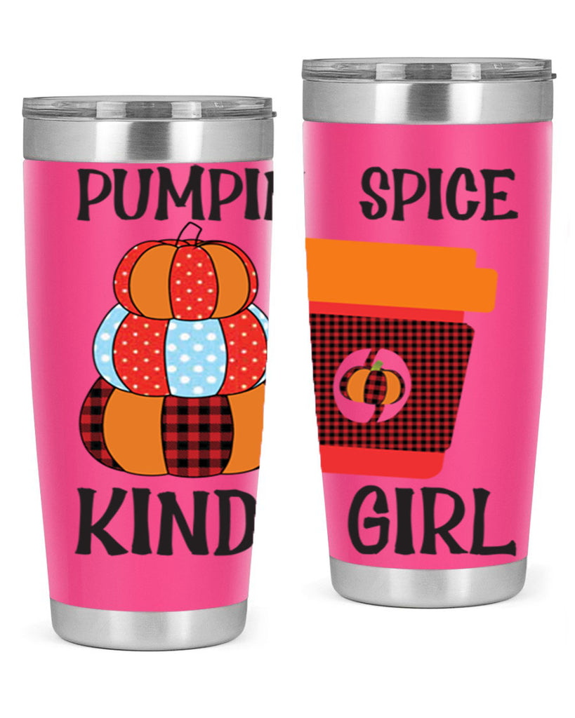 pumpkin spice kinda girl 551#- fall- Tumbler