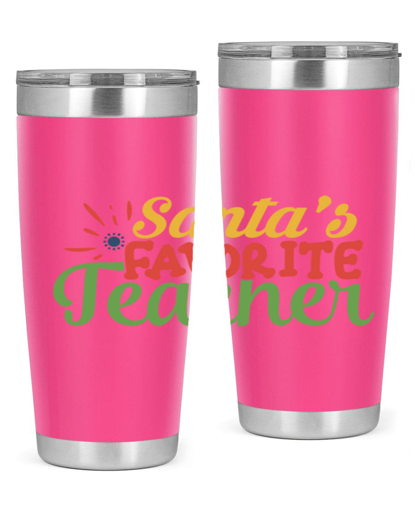 santas favorite teacher Style 152#- teacher- tumbler